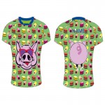 Pig Printed on Tshirts with green color