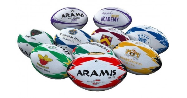 Custom Printed Rugby Balls - Aramis Rugby